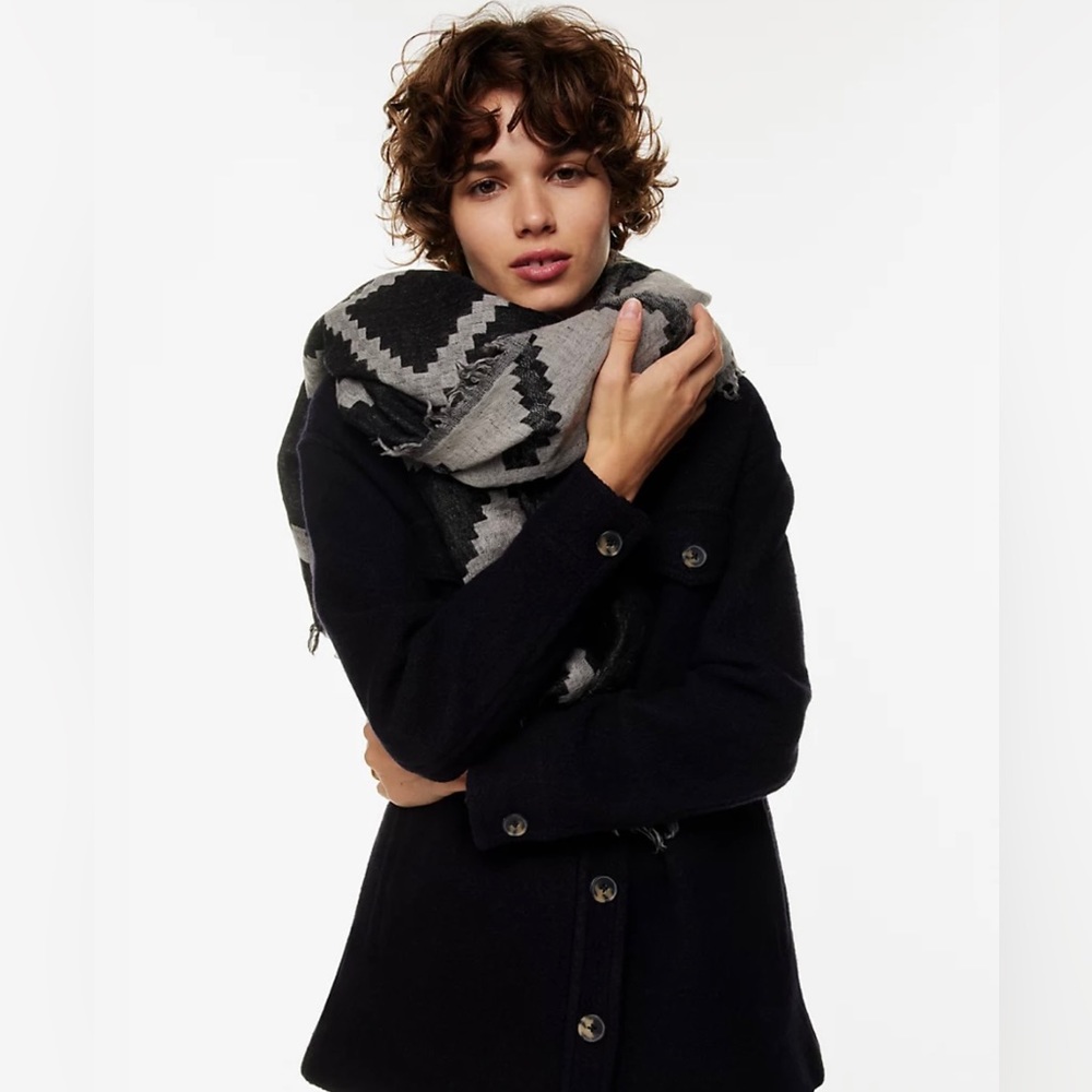 Aritzia Mosaic 100% Wool Scarves